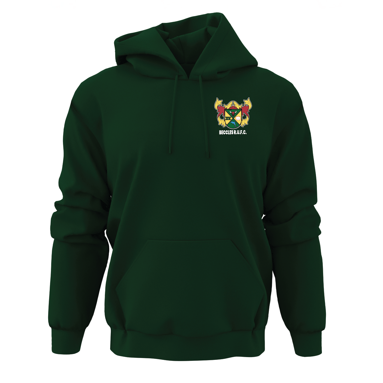 Beccles RUFC - Adult Classic Hoodie - Bottle Green - Kit Factory