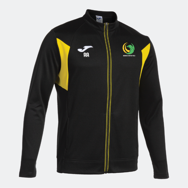 Norwich Water Polo - Joma Winner III Full Zip - Black Yellow - Kit Factory